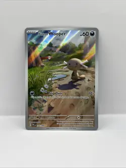 Paldean Wooper 102/094 Illustration Rare Phantasmal Flames Pokemon Near Mint - Image 1