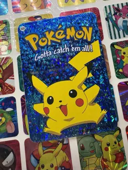 Pokemon 151 Vintage Pocket Monsters Vending HOLO Prism Sticker 2000 Nintendo - Image 1