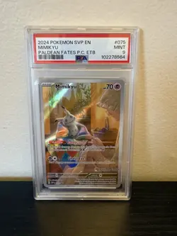 Mimikyu - 075 (Pokemon Center Exclusive) 075 Sv: Scarlet & Violet Promo PSA 9 - Image 1