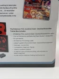 Pokemon TCG Scarlet & Violet Destined Rivals Elite Trainer Box ETB Sealed - Image 4