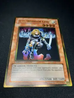 YuGiOh D.D. Warrior Lady GLD1-EN015 Gold Rare Limited Edition NM - Image 3