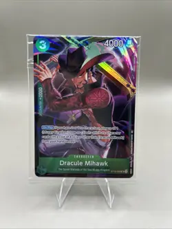 Dracule Mihawk ST12-003 One Piece TCG Illustration Box Vol. 4 Promo Sealed - Image 1