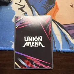 Union Arena UE17BT: SOLO LEVELING Sung Jinwoo UE17BT/SLG-1-022 Super Rare SR NM - Image 2