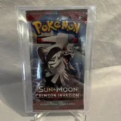 Pokemon Sun & Moon Crimson Invasion Booster Pack 10 Cards Silvally - Image 1