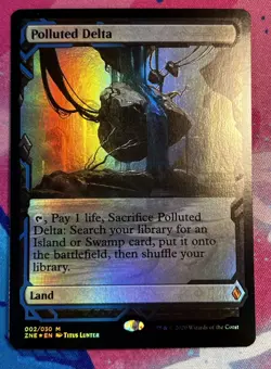MTG Polluted Delta NM Foil Zendikar Rising Expeditions - Image 1