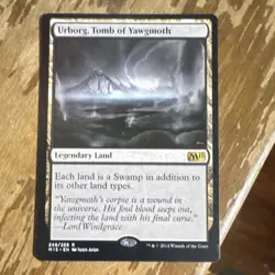 Wizards of the Coast Urborg Tomb of Yawgmoth Legendary Land Rare Regular - Image 1