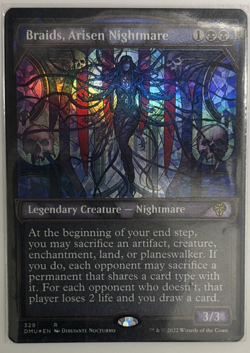 MTG ~ Dominaria United ~ Braids, Arisen Nightmare ~ Foil Etched ~ Rare ~ MINT!!! - Image 1