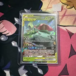 Celebi Venusaur GX Full Art Holo 1/181 Pokemon Sun & Moon Team Up - Image 5