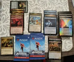 MTG Avatar the Last Airbender Play Booster Packs X2 +15 Rares + 30-50 UC NM/NP - Image 1