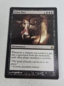 Wizards Grave Pact 2011 Enchantment Black Puddnhead 85/318 Regular MTG - Image 1
