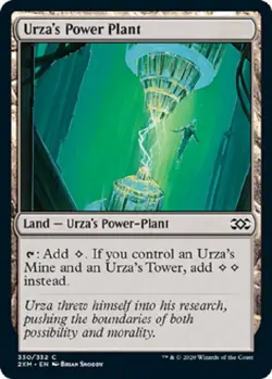 FOIL URZA'S POWER PLANT NM! *DOUBLE MASTERS* - Image 1