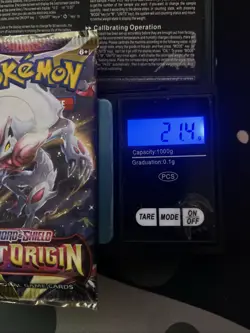 Heavy! 21.4g!Pokemon LOST ORIGIN Booster Pack Factory Sealed New - Image 2