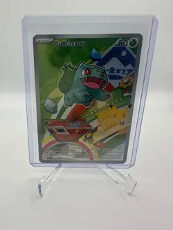 Pokemon Bulbasaur 037 Black Star Promo Illustration Rare 30th Anniversary NM - Image 2
