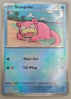 Slowpoke Master Ball Reverse Holo 018/131 Prismatic Evolutions Pokemon TCG - NM - Image 1