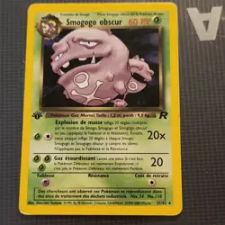 Pokemon Dark Weezing Rare 1st Edition 31/82 Team Rocket French 60 HP 2000 - Image 1