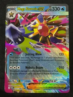 Mega Starmie Ex Perfect Order 021/088 English Mega Evolution Pokemon TCG - Image 1