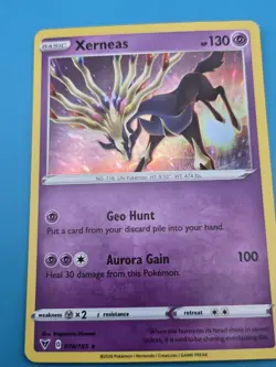 Pokemon TCG SS Vivid Voltage 078/185 Xerneas Holo Rare NM - Image 1