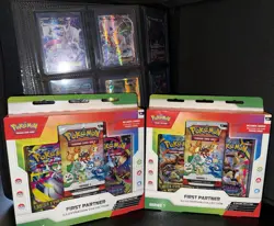 Pokemon First Partners Illustration Collection 2 Pack (Never Opened) IN HAND - Image 1