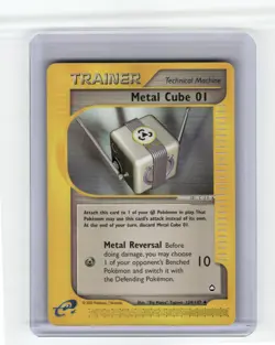Metal Cube 01 Aquapolis Uncommon Pokemon Near Mint or Better - Image 1