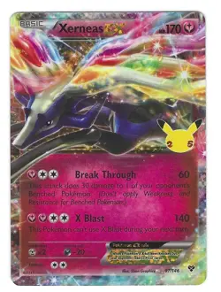 Pokemon TCG: Xerneas EX - 97/146 - Celebrations: Classic Collection NM - Image 1