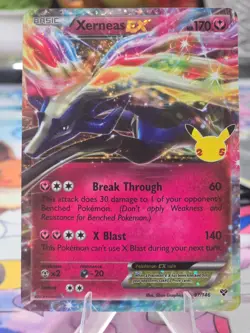 Pokemon TCG: Xerneas EX - 97/146 - Celebrations: Classic Collection NM - Image 3