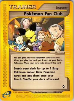 Aquapolis #130/147 Pokemon Fan Club - Image 1