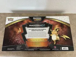 Pokemon TCG Shining Legends Raichu GX Special Collection Box Factory Sealed - Image 2