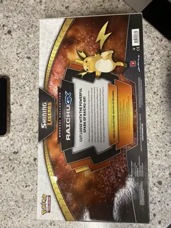 Sealed Pokemon Shining Legends Raichu GX Special Collection Box - Image 2