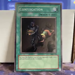 UNLIMITED CONFISCATION 1996 MRL-038 YUGIOH CARD (LP/MP) - Image 1