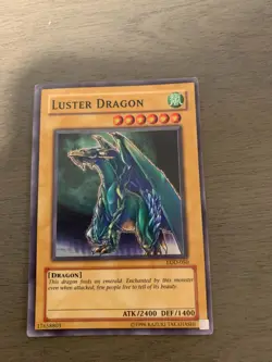YUGIOH LUSTER DRAGON LEGACY OF DARKNESS LOD-050 SUPER (LP) - Image 1
