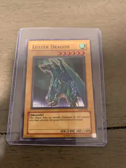 YUGIOH LUSTER DRAGON LEGACY OF DARKNESS LOD-050 SUPER (LP) - Image 3
