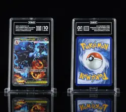 2025 Pokemon PFL #125 Mega Charizard X EX SIR TAG 10 Gem Mint+ 974 HIGH GRADE - Image 3