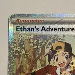 Pokemon TCG Destined Rivals: Ethan’s Adventure 236/182 Special Illustration Rare - Image 2