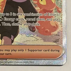 Pokemon TCG Destined Rivals: Ethan’s Adventure 236/182 Special Illustration Rare - Image 5