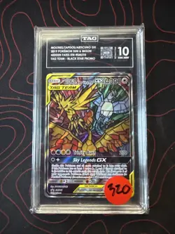 2019 Pokemon Sun & Moon Hidden Fates Black Star Promo #SM210 TAG 10 Full Art - Image 1