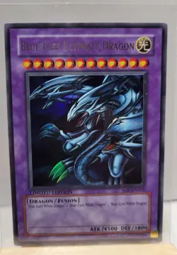 Blue-Eyes Ultimate Dragon JMP-EN005 Ultra Rare Limited Edition - Image 1