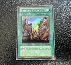 Yu-Gi-Oh! Painful Choice MRL-049 Super Rare Unlimited Moderately Played x1 - Image 1