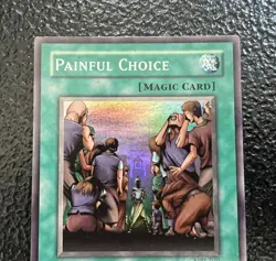 Yu-Gi-Oh! Painful Choice MRL-049 Super Rare Unlimited Moderately Played x1 - Image 2