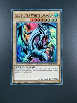 Yugioh - Blue-Eyes White Dragon - Ultra Purple Rare - LDS2 - 1st Ed - Image 1