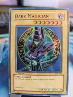 YuGiOh! Dark Magician SYE-001 Super Rare 1st Ed LP - Image 1