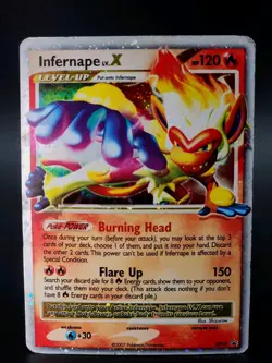 Infernape Lv.X DP10 Black Star Promo Diamond and Pearl Holo Rare Pokemon Card - Image 2