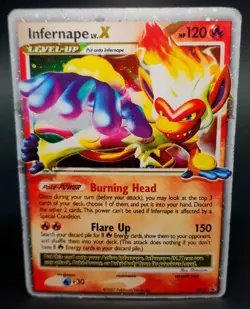 Infernape Lv.X DP10 Black Star Promo Diamond and Pearl Holo Rare Pokemon Card - Image 3