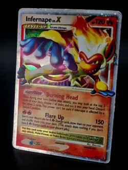 Infernape Lv.X DP10 Black Star Promo Diamond and Pearl Holo Rare Pokemon Card - Image 4