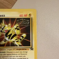 Electabuzz Black Star Promo 2 WB Movie Promo Pokemon Card- LP - Image 4