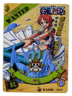 Nami R R-034 One Piece Anime TCG CCG Anime Card - Image 1