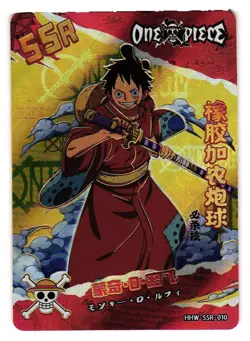 MONKEY LUFFY SSR HHW-SSR-010 One Piece Thousand Sunny Anime Collectible Card - Image 1