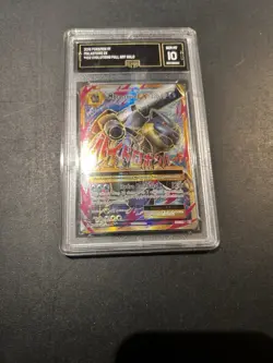Pokemon M Blastoise EX Ultra Rare Full Art Holo Evolutions 102/108 GMA 10 Card - Image 1