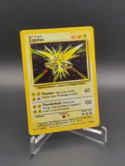 Pokemon Zapdos 1999 Base Set Holo Unlimited Rare Card 16/102 Mint Condition 💎 - Image 1
