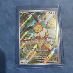 Pokemon Center Stamped Eevee #173 Prismatic Evolutions 2025 TCG Promo Card NM - Image 1
