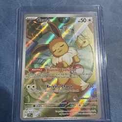 Pokemon Center Stamped Eevee #173 Prismatic Evolutions 2025 TCG Promo Card NM - Image 5